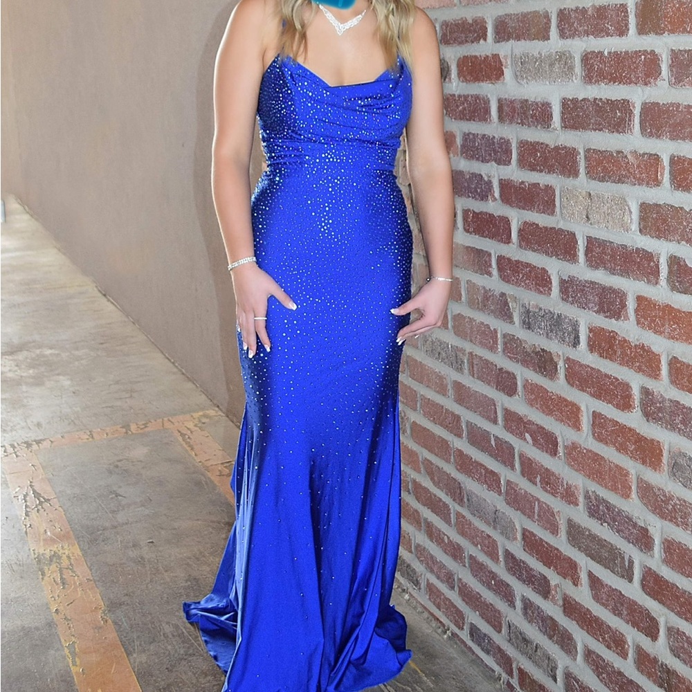 prom dress, worn 1 time altered a little bit on the bottom.